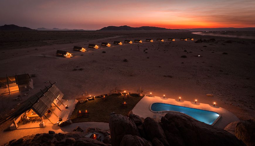 Desert camping